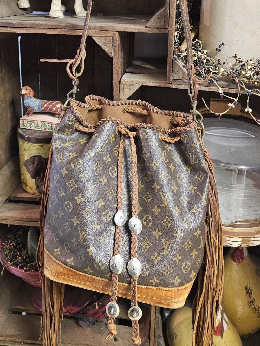 Lv revamp boho bag